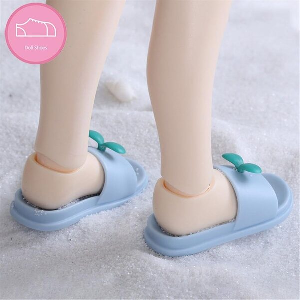 Blaue Hausschuhe für 1/6 BJD Doll – Schuhzubehör für 11,8 Zoll SD Doll