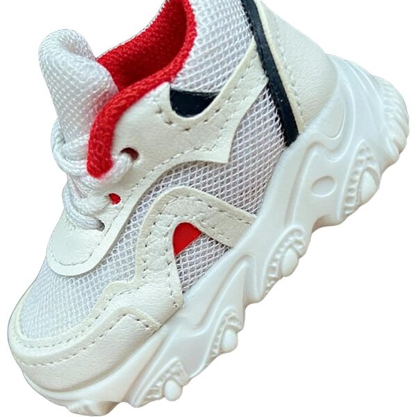 Oshhni Scarpe Miniature per Bambole 1:3 Sneakers Rosse 7,5 cm Accessori Action Figure