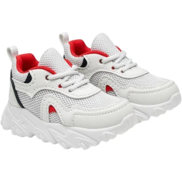Oshhni Scarpe Miniature per Bambole 1:3 Sneakers Rosse 7,5 cm Accessori Action Figure