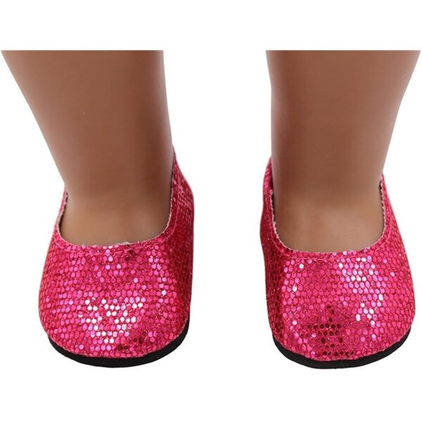 Scarpe con paillettes per bambola 18 pollici - Accessori eleganti e resistenti