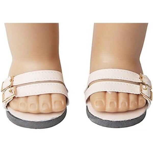 Sandali per bambola 46 cm Uterui - Pantofole eleganti per bambola americana 18 pollici