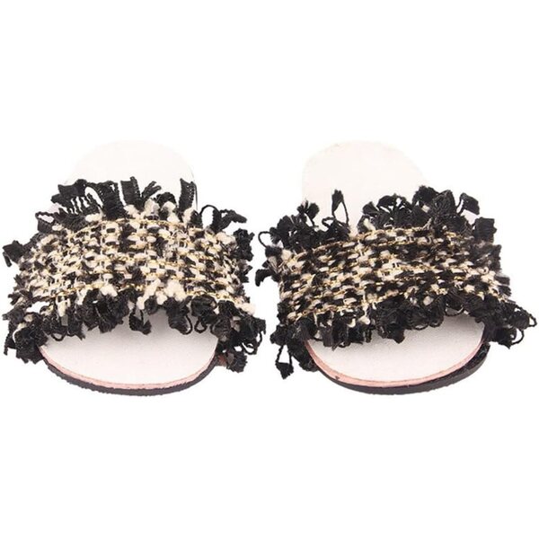 Hausschuhe für Puppe 46 cm – Sandalen als Kostümzubehör für amerikanische Puppen