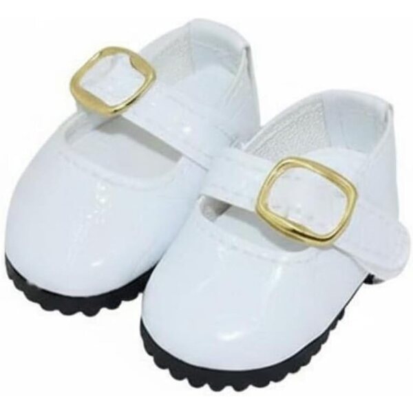 predolo Scarpe Vernice per Bambole 30 cm Stile Casual Elegante con Cinturino a T