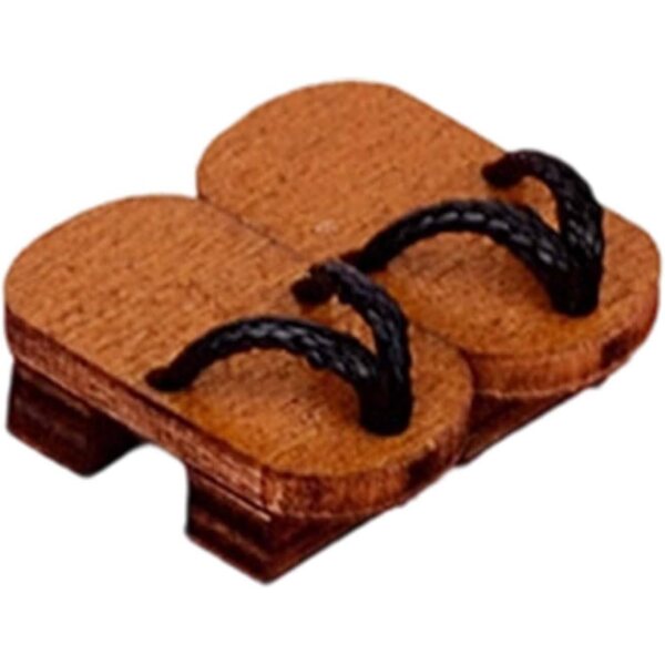 Mini Geta Holzclogs für OB11 und BJD Puppen im japanischen Stil handgefertigt