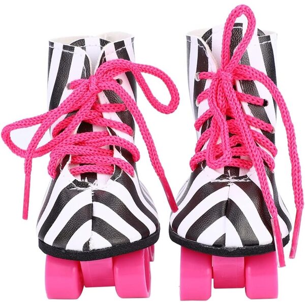 Scarpe da Skate a Rotelle per Bambole 18 Pollici - Accessorio Moda Leggero e Resistente