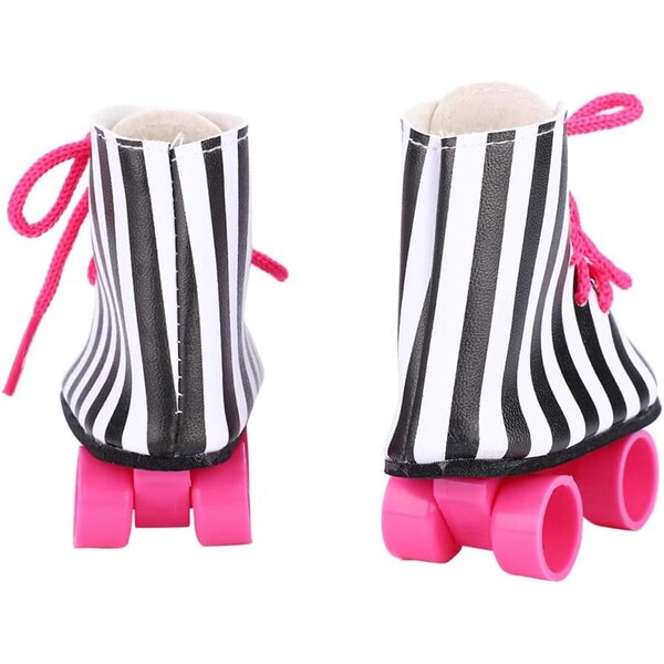 Scarpe da Skate a Rotelle per Bambole 18 Pollici - Accessorio Moda Leggero e Resistente