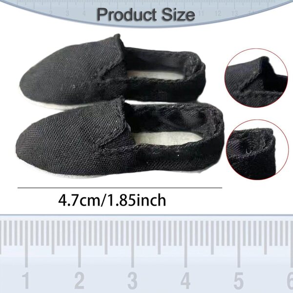 Oshhni Scarpe in Tessuto per Action Figure 1/6 Maschili – Miniature 12 Pollici Casual
