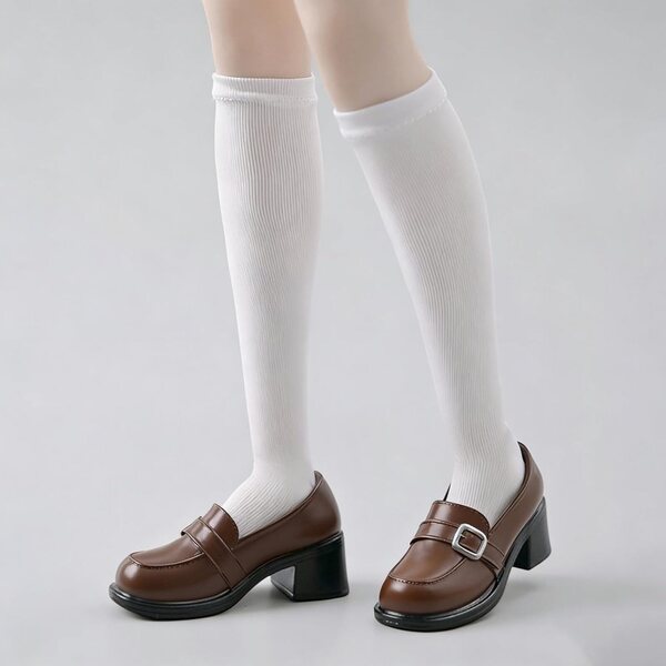 PU-Miniaturschuhe für 1/6 Puppen – elegantes Zubehör braun TTETTZ
