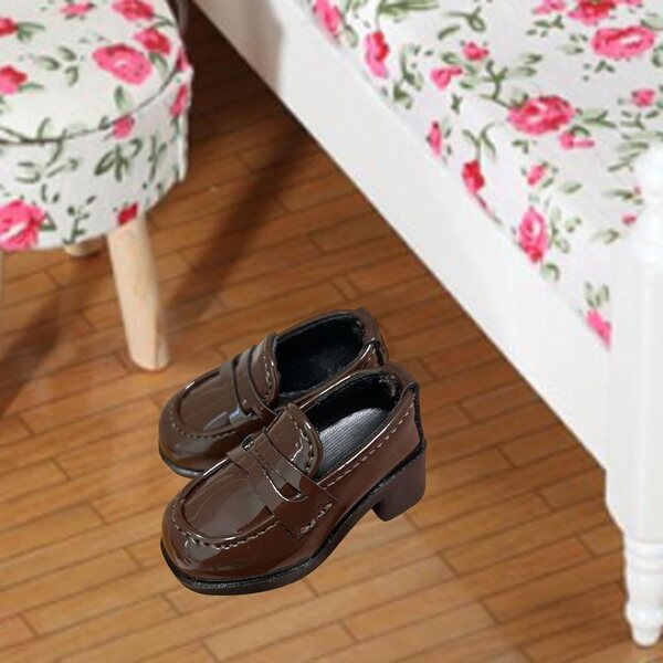 Scarpe per Bambole BJD 1/4 Marrone 16-18 Pollici | Accessori Miniature Colcolo