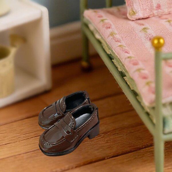 Scarpe per Bambole BJD 1/4 Marrone 16-18 Pollici | Accessori Miniature Colcolo