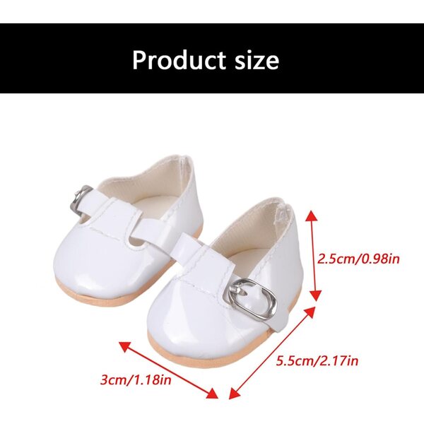 Weiche, rutschfeste und langlebige 14-Zoll-Puppenschuhe aus PU-Leder für 14-Zoll-Puppen