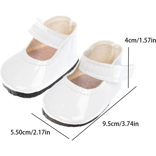 Weiche, rutschfeste und langlebige 14-Zoll-Puppenschuhe aus PU-Leder für 14-Zoll-Puppen