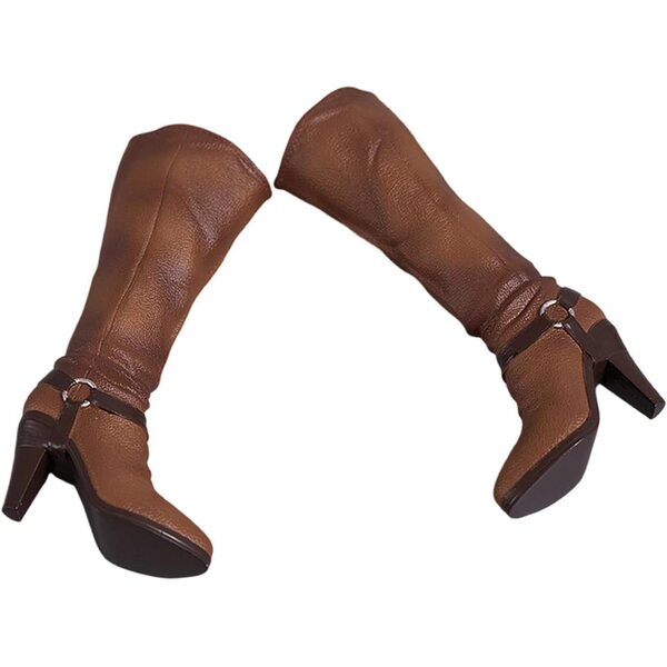 1/6 Braune Stiefel für 12 Zoll große weibliche Actionfiguren - SZLIFE