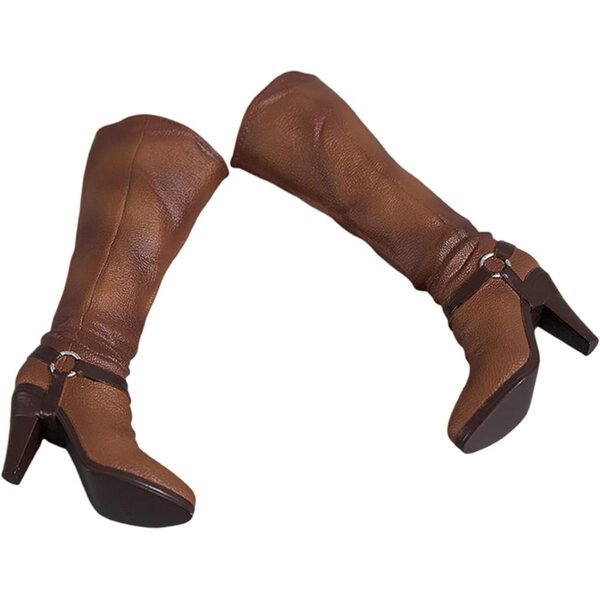1/6 Braune Stiefel für 12 Zoll große weibliche Actionfiguren - SZLIFE