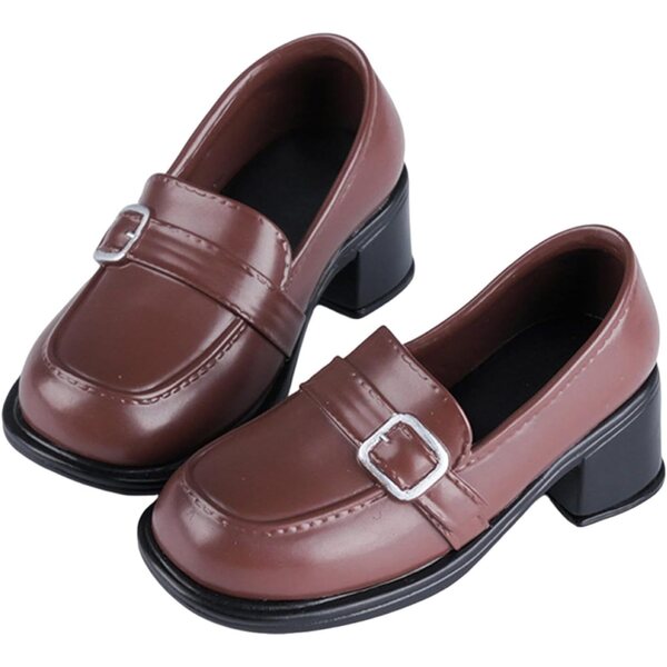 Verschleißfeste PVC-1/4-BJD-Puppenschuhe für Sammler, Braun