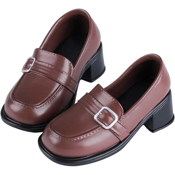 Verschleißfeste PVC-1/4-BJD-Puppenschuhe für Sammler, Braun