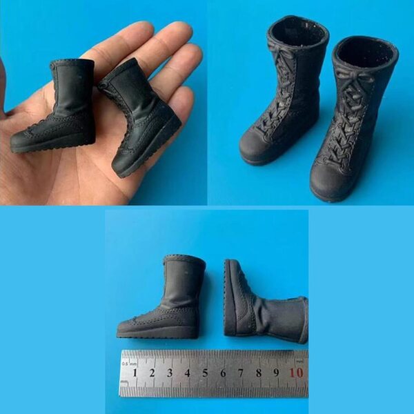 Miniatur-Halbstiefel für 12-Zoll-Actionfiguren im Maßstab 1:6