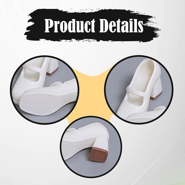 Oshhni Scarpe per Action Figure 1:12 Tacchi Alti da Donna Miniature Eleganti 2,7 cm