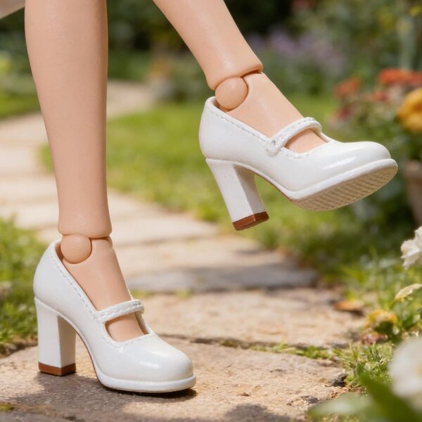 Oshhni Scarpe per Action Figure 1:12 Tacchi Alti da Donna Miniature Eleganti 2,7 cm