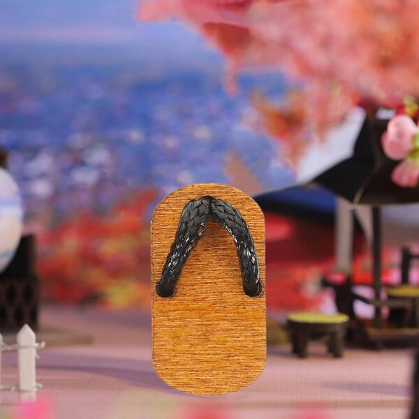 Alasum Mini-Holzclogs für BJD-Puppen, DIY-Miniaturdekorationen