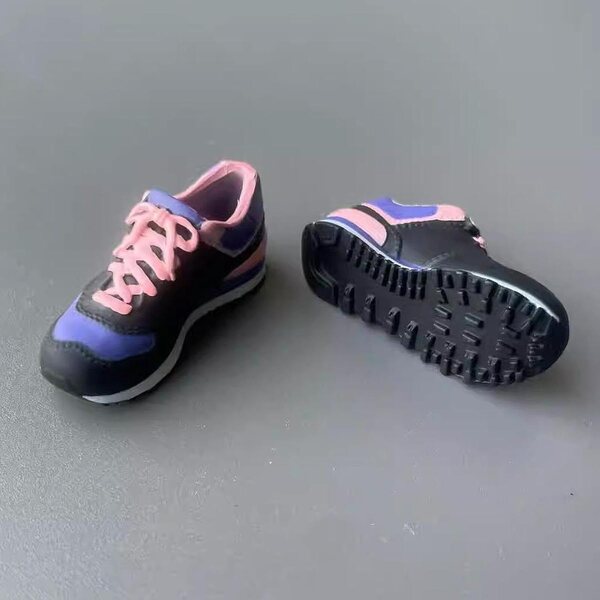 1/6 Puppenschuhe, langlebige PVC-Turnschuhe, lässiges Zubehör für 12-Zoll-Actionfiguren