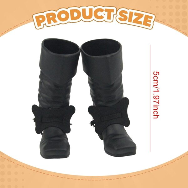 1/6 Vintage Mittelalterstiefel für 12 Zoll große männliche Actionfiguren aus PP