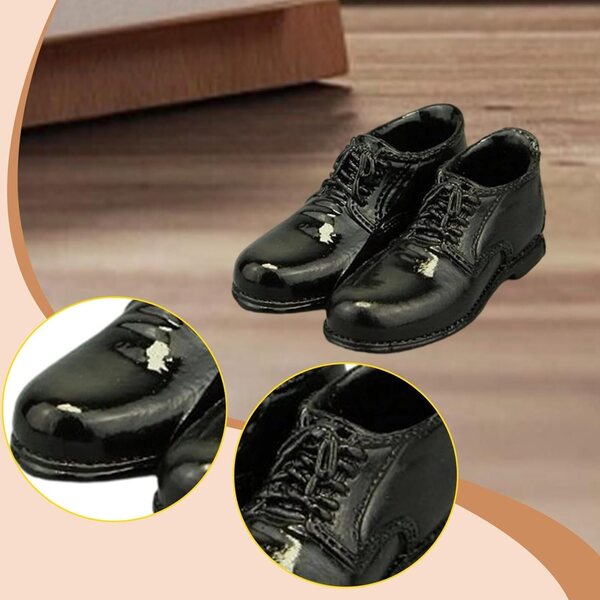 Formelle Lederschuhe für 1/6 Actionfigur – 12 Zoll PP-Zubehör