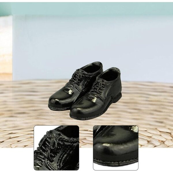 Formelle Lederschuhe für 1/6 Actionfigur – 12 Zoll PP-Zubehör