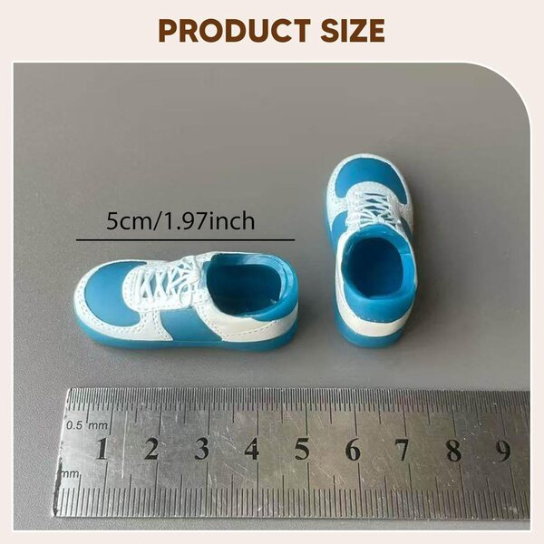 Harilla 1/6 Sportschuhe aus weichem Gummi für 12-Zoll-Actionfiguren