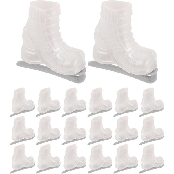 Set mit 10 Miniatur-Rollschuhen für Puppen – Zubehör für Puppenhäuser 1:6