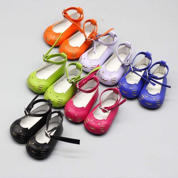Flache Schuhe für 46 cm große Codulu-Puppe, Freizeitkleidungszubehör, 1 Paar