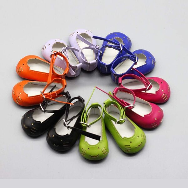 Flache Schuhe für 46 cm große Puppen, Codulu Freizeitaccessoires, 1 Paar