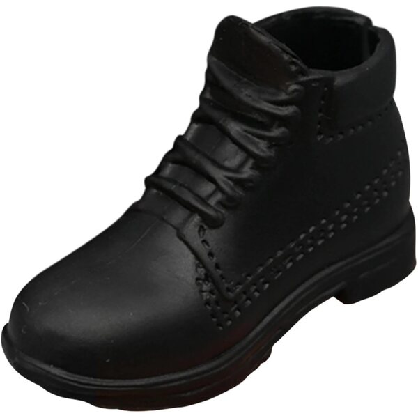 Miniatur-Schuhe für männliche Actionfiguren, 4,5 cm, aus widerstandsfähigem PP-Kostümzubehör