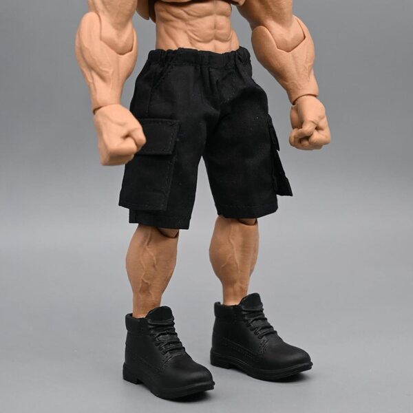 Miniatur-Schuhe für männliche Actionfiguren, 4,5 cm, aus widerstandsfähigem PP-Kostümzubehör