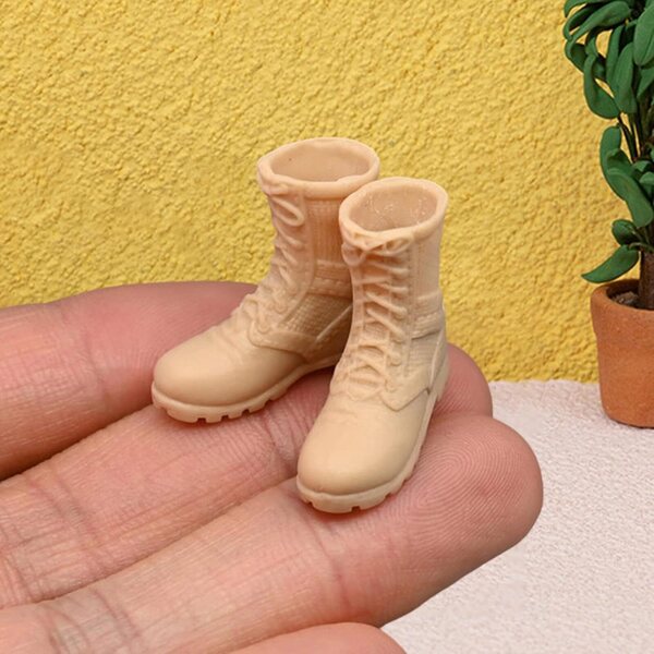 Stiefel für Actionfigur 1:12 Fiocias weiblich 6 Zoll, widerstandsfähiges PP-Material