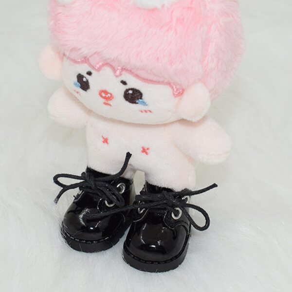 ifundom 2 Paar 20 cm große Miniatur-Puppenschuhe aus Leder, langlebig und tragbar