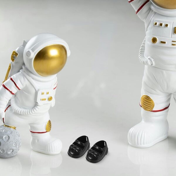 6 Paia Scarpe Piatte Miniatura per Bambole in Plastica con Design Confortevole e Colorato