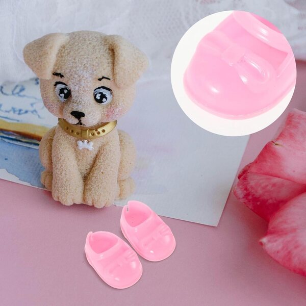 Set 6 Paia Mini Scarpe per Bambole in Plastica Colorate - Accessori Creativi e Eleganti