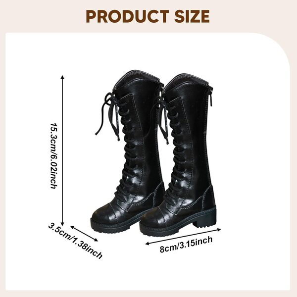 Oshhni Scarpe e Stivali 1/3 per Bambole 24 Pollici - Accessori Eleganti e Realistici
