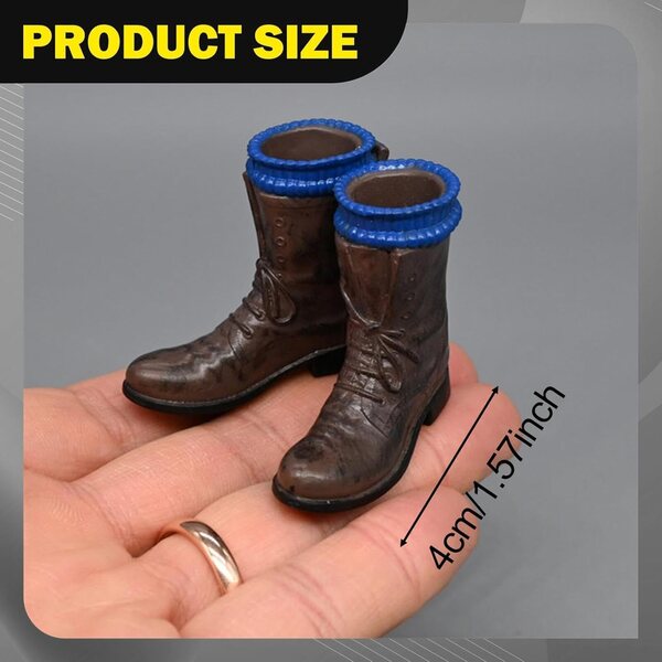 1/6 Miniatur-Damenstiefel für 12-Zoll-Actionfiguren, stilvoll und lässig