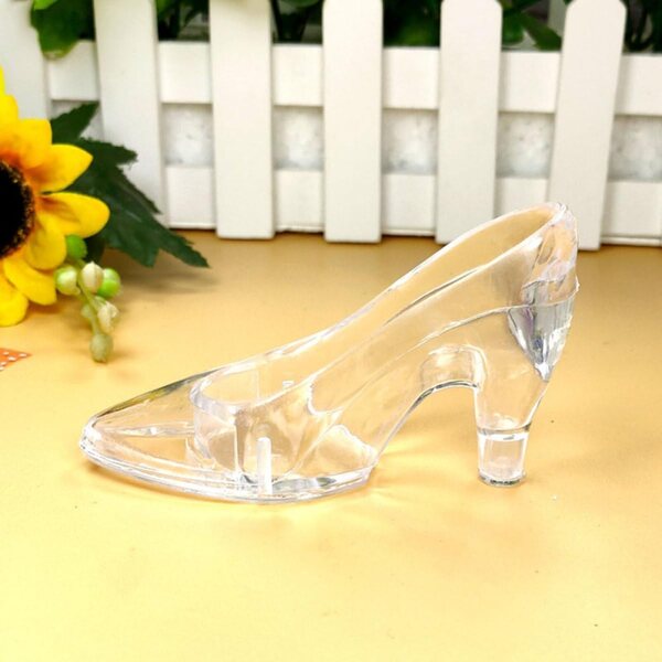 GARVALON Set 24 Miniature Scarpe Trasparenti in Acrilico per Decorazioni e Regali