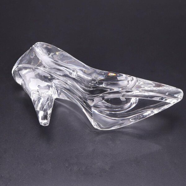 GARVALON Set 24 Miniature Scarpe Trasparenti in Acrilico per Decorazioni e Regali