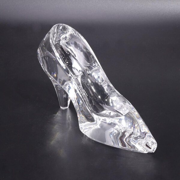 GARVALON Set 24 Miniature Scarpe Trasparenti in Acrilico per Decorazioni e Regali