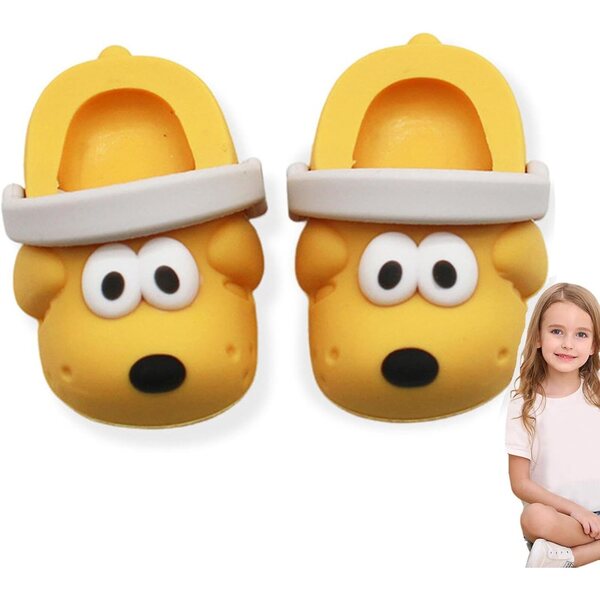 Miniatursandalen für Puppen aus PVC, widerstandsfähig und farbenfroh für Rollenspiele für Kinder