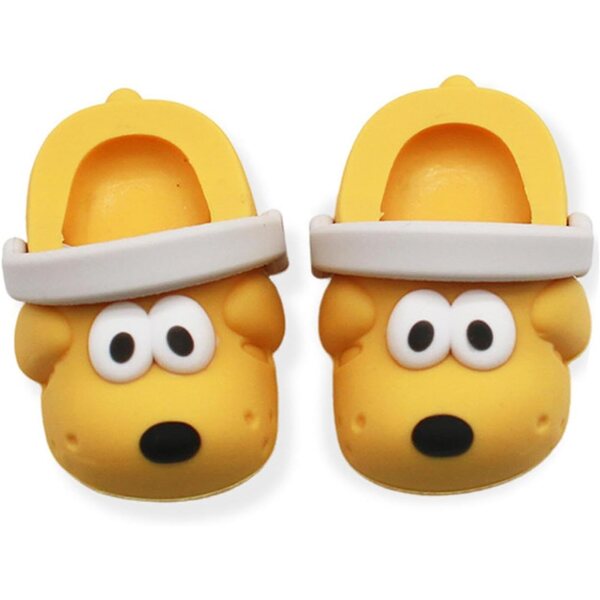 Miniatursandalen für Puppen aus PVC, widerstandsfähig und farbenfroh für Rollenspiele für Kinder