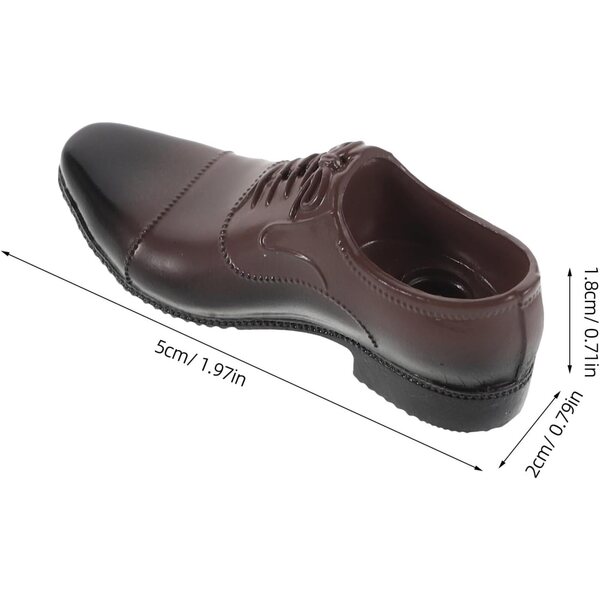 Gatuida Mini Scarpe Uomo in Scala 1/6 per Case delle Bambole e Action Figure