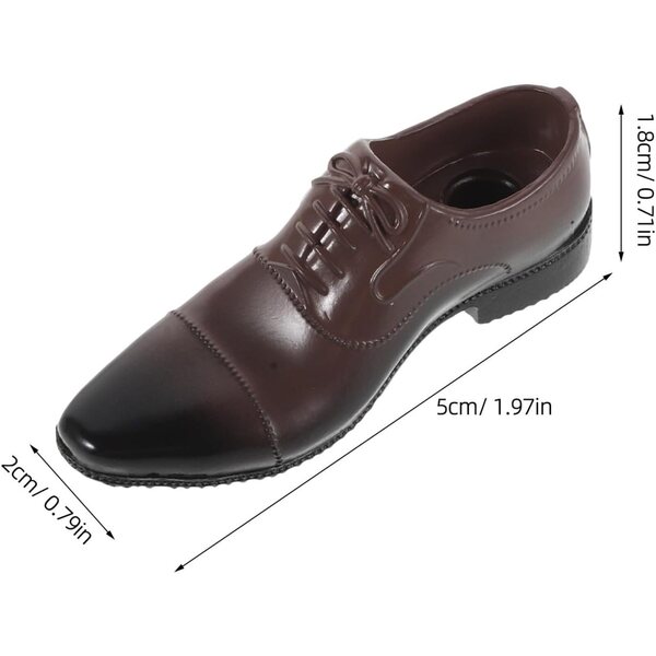 Gatuida Mini Scarpe Uomo in Scala 1/6 per Case delle Bambole e Action Figure