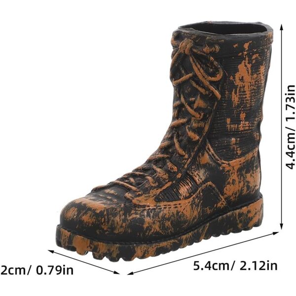 ifundom 1/6 Tarnstiefel für Actionfiguren und Puppenhäuser, langlebige Soldatenschuhe