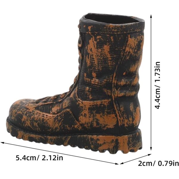 ifundom 1/6 Tarnstiefel für Actionfiguren und Puppenhäuser, langlebige Soldatenschuhe