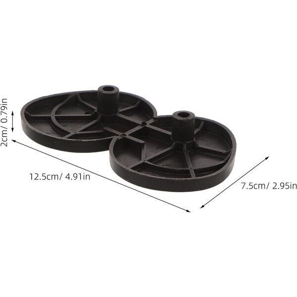 Gatuida 20 suole in plastica per piedi di bambola fai da te - accessori stabili e resistenti